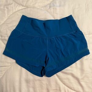 Blue Lululemon Shorts Size 6
